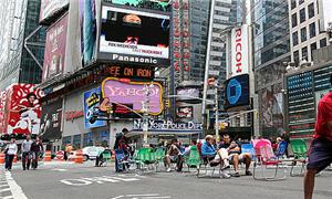 Broadway, na Times Square, Nova Iorque