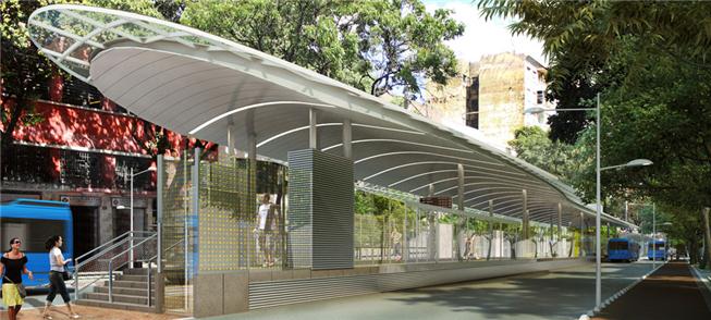 BRT Área Central: 39,5% das obras viárias concluíd