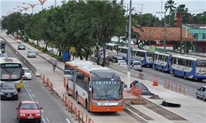 BRT de Belém em testes