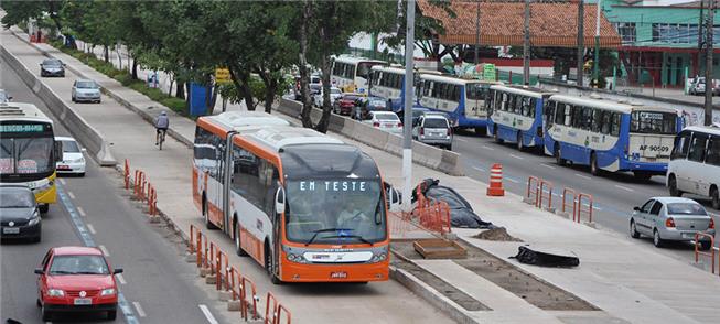 BRT em Belém (PA), uma das obras financiadas pelo