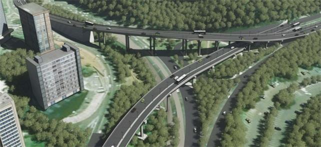 BRT prevê 3 viadutos, 2 elevados e corte de árvore