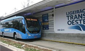 BRT Transoeste, inaugurado em junho no Rio