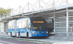 BRT Transoeste, no Rio