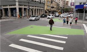 Calçadas verdes estão dentro da chamada Área Calma