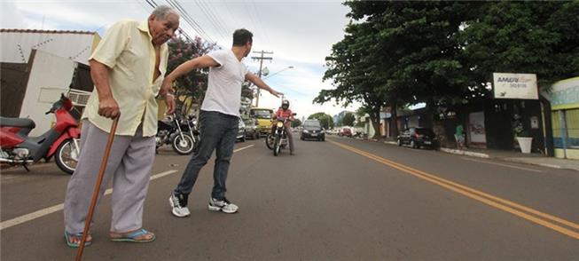 Caminhar, um ato de coragem principalmente para os