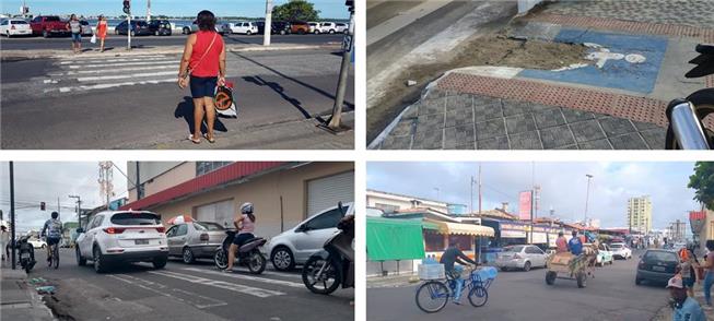 Caminhos do pedestre em Aracaju (SE)