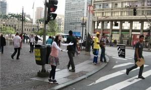 Campanha de proteção ao pedestre