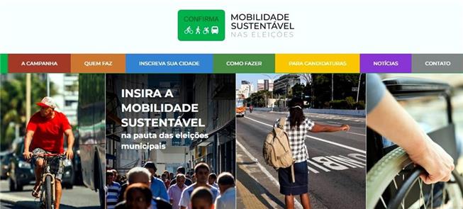 Campanha Mobilidade Sustentável nas Eleições