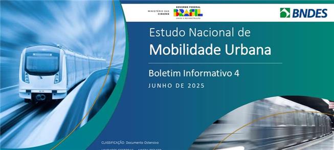 Capa do Boletim 4 do Estudo Nacional de Mobilidade