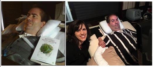Cara feliz: Ricky, seu livro e a coautora Gisele M
