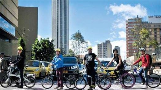 Caravanas de bikes em Bogotá