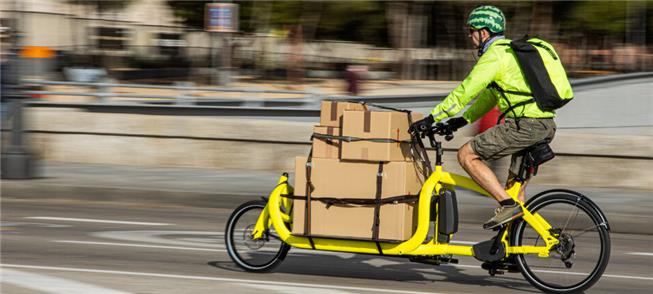 Cargo bikes são alternativa às poluentes vans de e