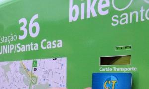 Cartão deve ser cadastrado no site do Bike Santos