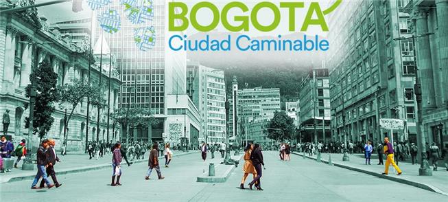 Cartaz da Conferência Walk21 Bogotá