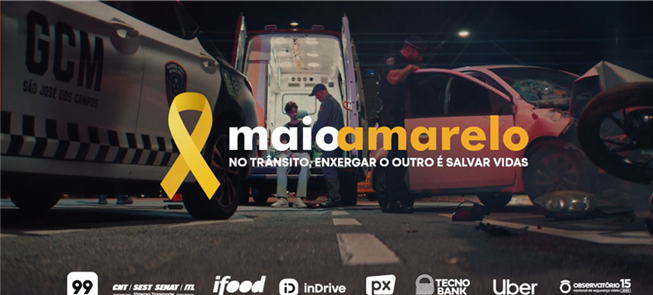 Cena de abertura do filme oficial Maio Amarelo 202