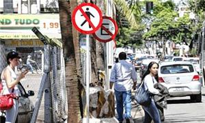 Cena no Centro: desrespeito à sinalização