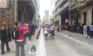 Centro de Buenos Aires: ruas somente para pedestre