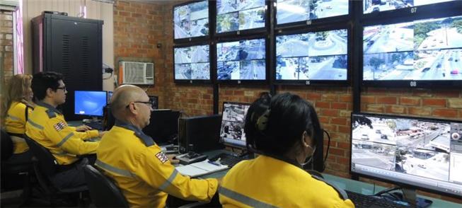 Centro de monitoramento de trânsito, em JP