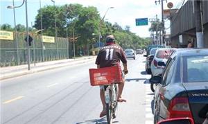 Ciclista em Volta Redonda (RJ)