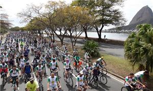 Ciclistas abriram no domingo (23) o 2º BiciRio