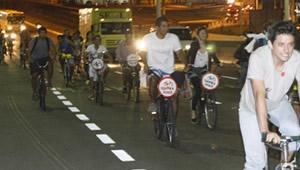 Ciclistas em Vila Velha, ES