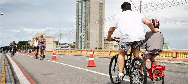 Ciclofaixa de lazer, suspensa desde março, volta a