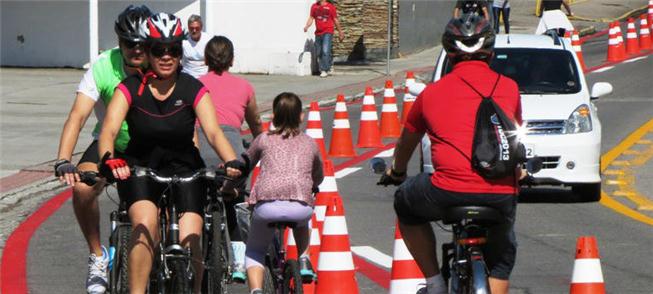 Ciclofaixa pode virar via permanente para ciclista