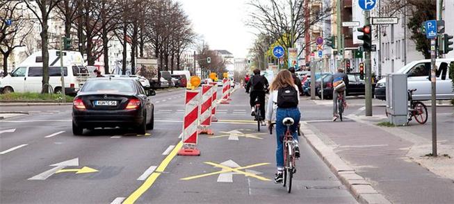 Ciclovia corona em Berlim, Alemanha