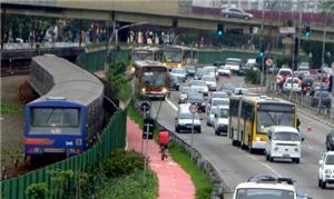 Ciclovia da Radial Leste, em São Paulo