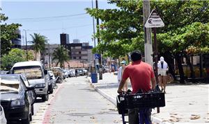 Ciclovia em João Pessoa, na Paraíba