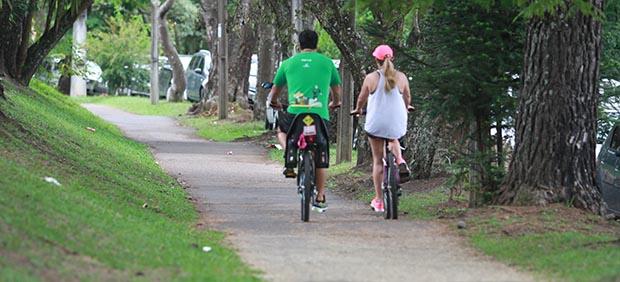 Ciclovia entre a Via Férrea e a avenida Nossa Sra.