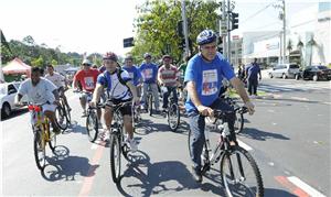 Ciclovia passa a funcionar aos domingos, das 7 às