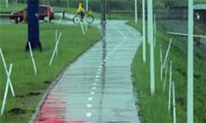 Ciclovia passa ao lado do Rio Ressaca: mobilidade