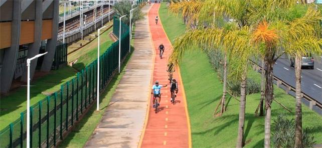 Ciclovia vai do Hospital Sarah até a estação Mussu