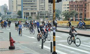 Ciclovias colombianas recebe 1 milhão de bikes aos