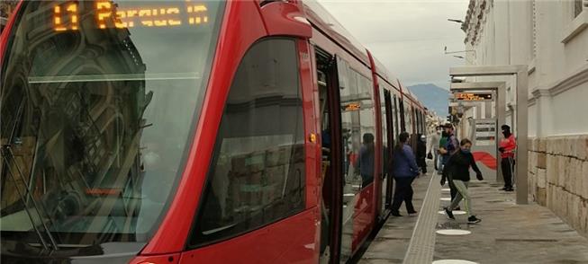 Composição do VLT de Cuenca, hoje (25), no Centro