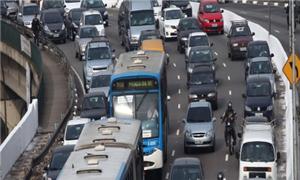 Congestionamento em SP na última terça (23)