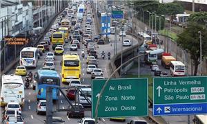 Congestionamento no Rio de Janeiro