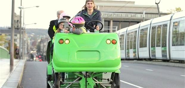 Cyclobus, veículo escolar em Rouen, na França