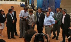 Dilma visita tuneladoras do Metrofor