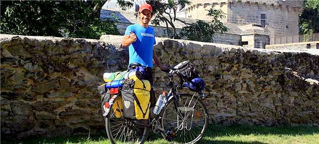 Du Dias e sua bike em Nantes, França