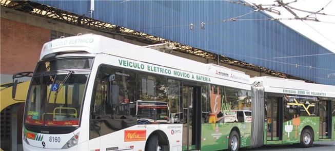 EBus 1160 articulado da Eletra, movido a bateria