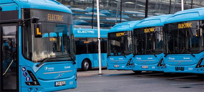 Elétricos articulados Volvo 7900 em Gotemburgo, Su