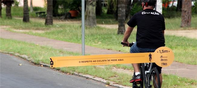 Em Porto Alegre, ciclistas saem às ruas com Respei