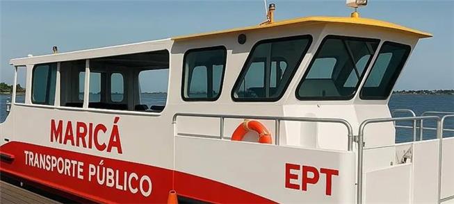 Embarcação do futuro aquaviário de Maricá