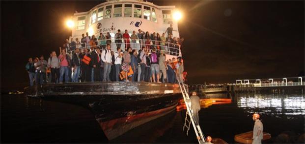 Embarcação Vital Brazil com 732 passageiros