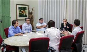 Encontro dos técnicos com o prefeito de Teresina