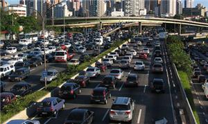 Engarrafamento em São Paulo