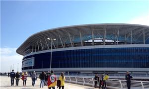 Entrada da Arena do Grêmio