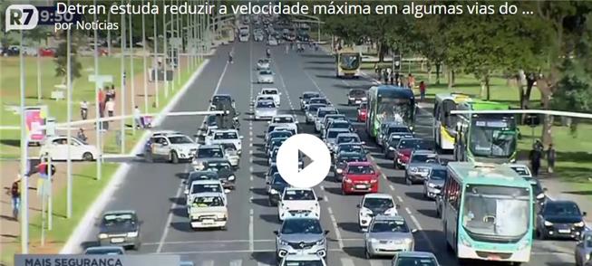 Equipe do R7 trafegou pela Av. JK, com máxima de 8